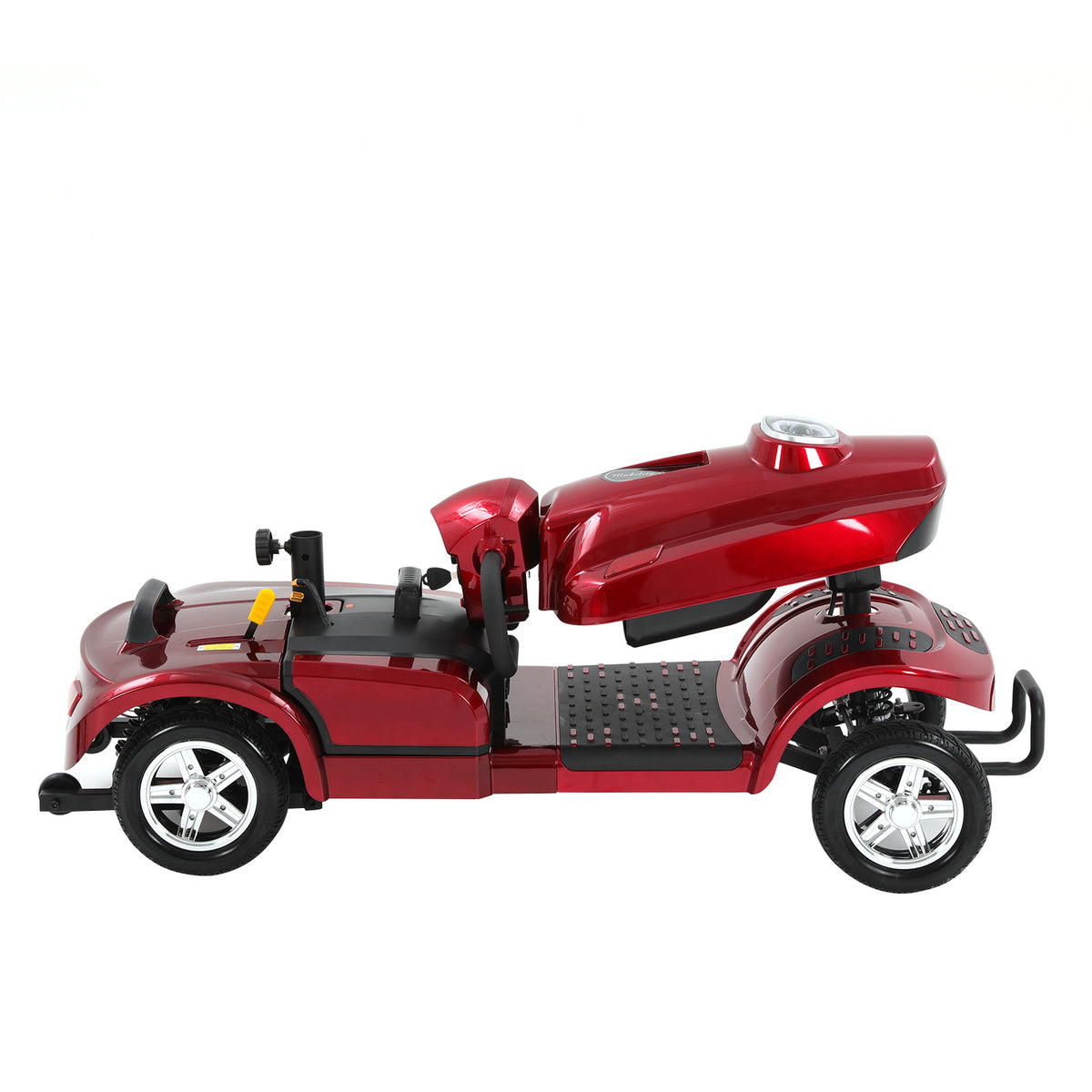 Ecomobi MS02 Plus Schwerlast-Elektromobil für Senioren – Bis zu 48 km Reichweite, 204 kg Tragfähigkeit